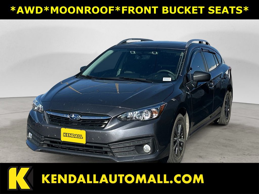 Gray Metallic 2021 Subaru Impreza Premium Wagon AWD Wagon All-Wheel Drive Continuously Variable Transmission
