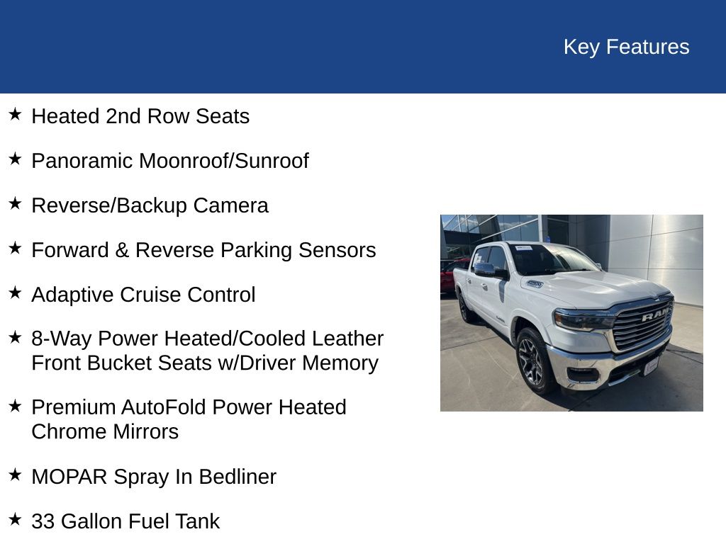 2025 Ram 1500 Laramie Crew Cab 4x4 5'7" Box