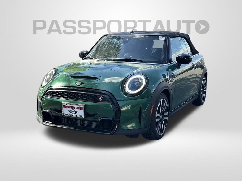 British Racing Green IV Metallic 2023 MINI Cooper S Convertible FWD Convertible Front-Wheel Drive Automatic