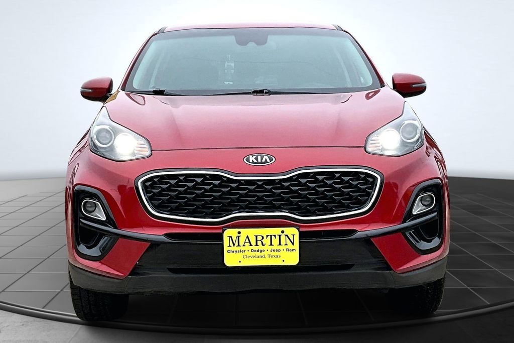 2022 Kia Sportage LX Red at DeMontrond Automotive Group