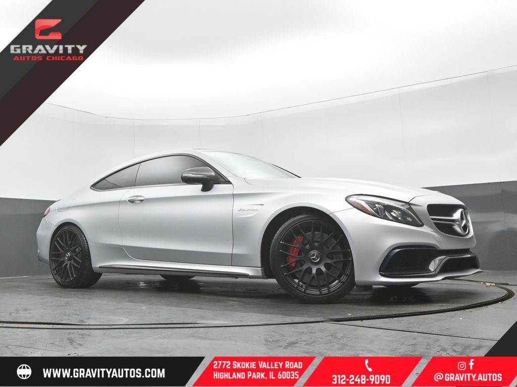 designo Iridium Silver Magno 2018 Mercedes-Benz C-Class AMG C 63 S Coupe RWD Coupe Rear-Wheel Drive 7-Speed Automatic
