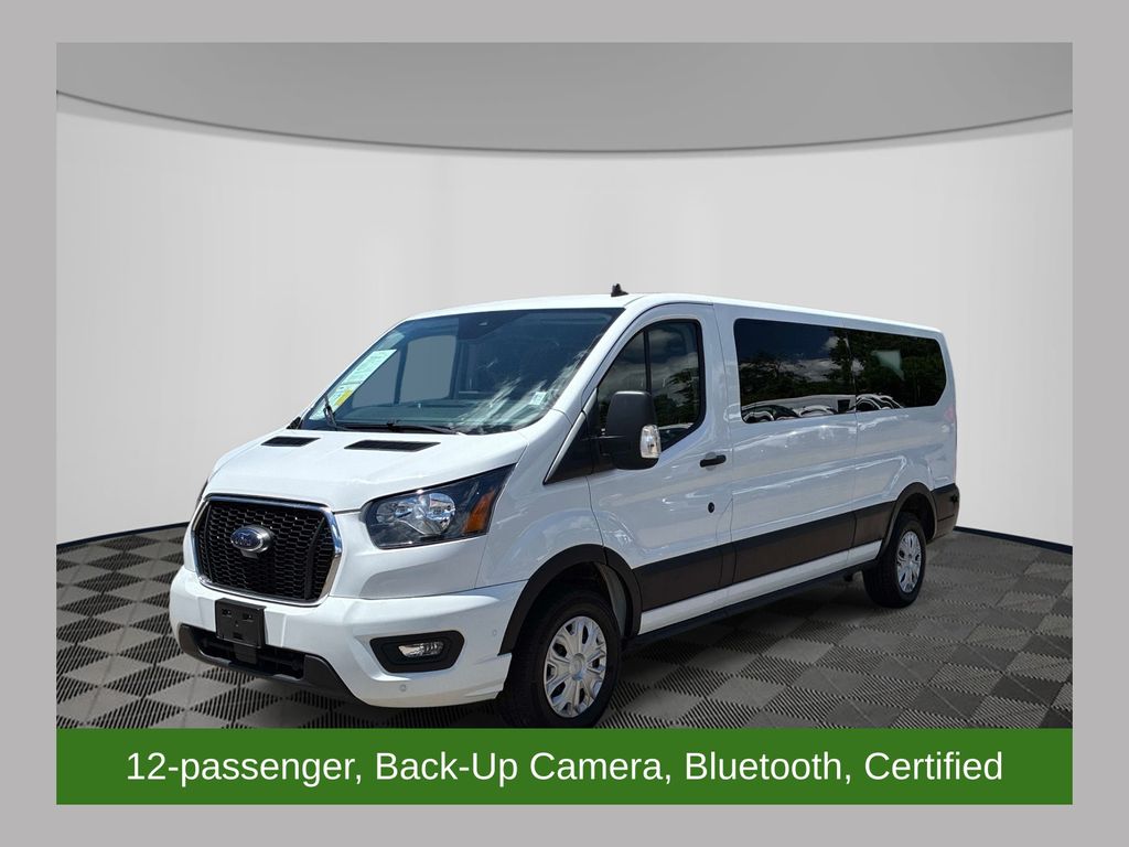 Oxford White 2024 Ford Transit Passenger Van Rear-Wheel Drive