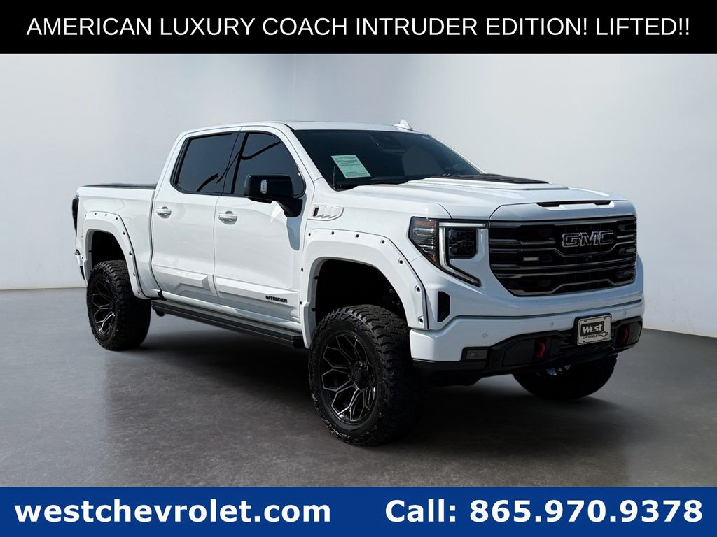 Summit White 2023 GMC Sierra 1500 Pickup Truck Four-Wheel Drive Automatic