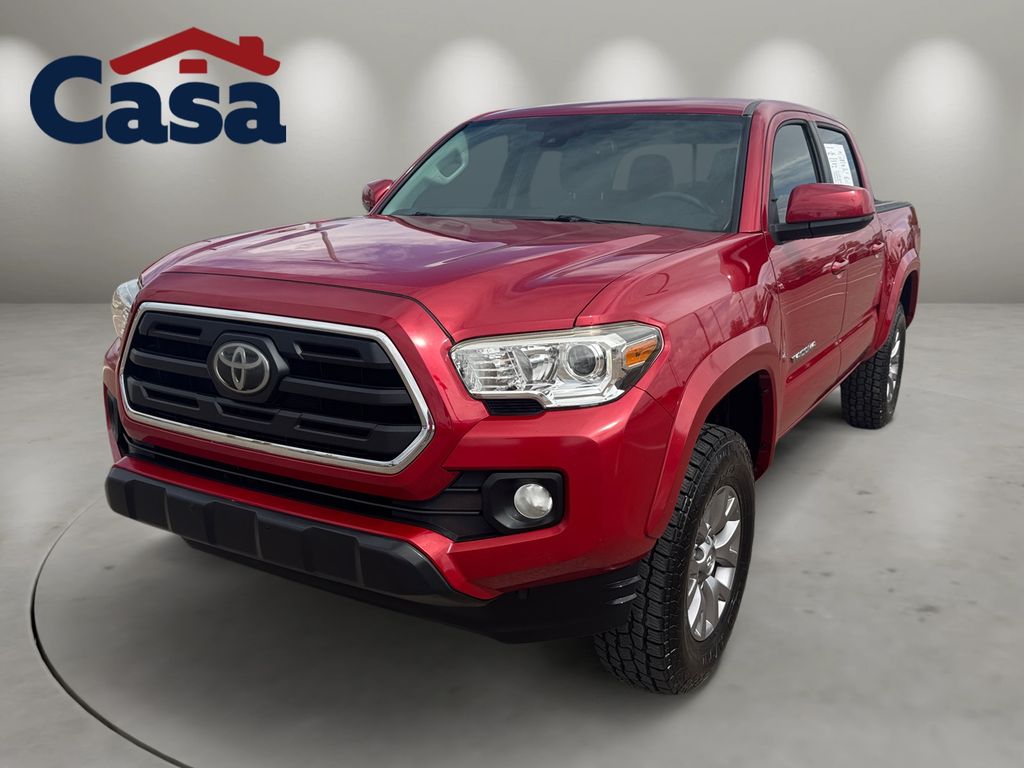 Barcelona Red Metallic 2019 Toyota Tacoma Pickup Truck Four-Wheel Drive 6-Speed Automatic