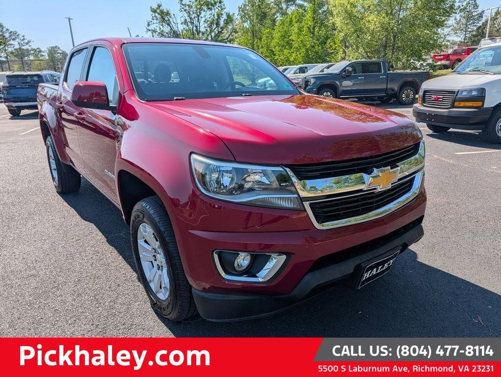 Cajun Red Tintcoat 2017 Chevrolet Colorado LT Crew Cab 4WD Pickup Truck Four-Wheel Drive 8-Speed Automatic