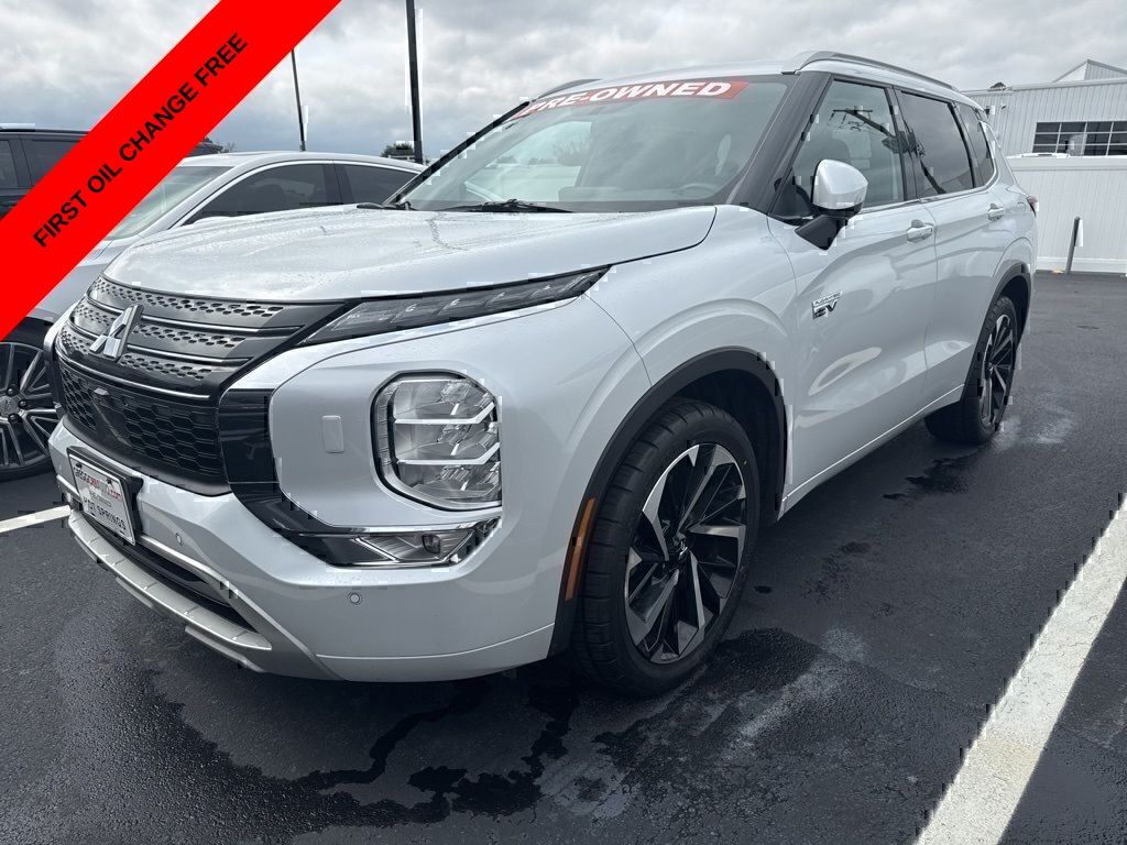 Gray 2024 Mitsubishi Outlander Hybrid Plug-in SEL Black Edition S-AWC SUV / Crossover All-Wheel Drive 1-Speed Automatic