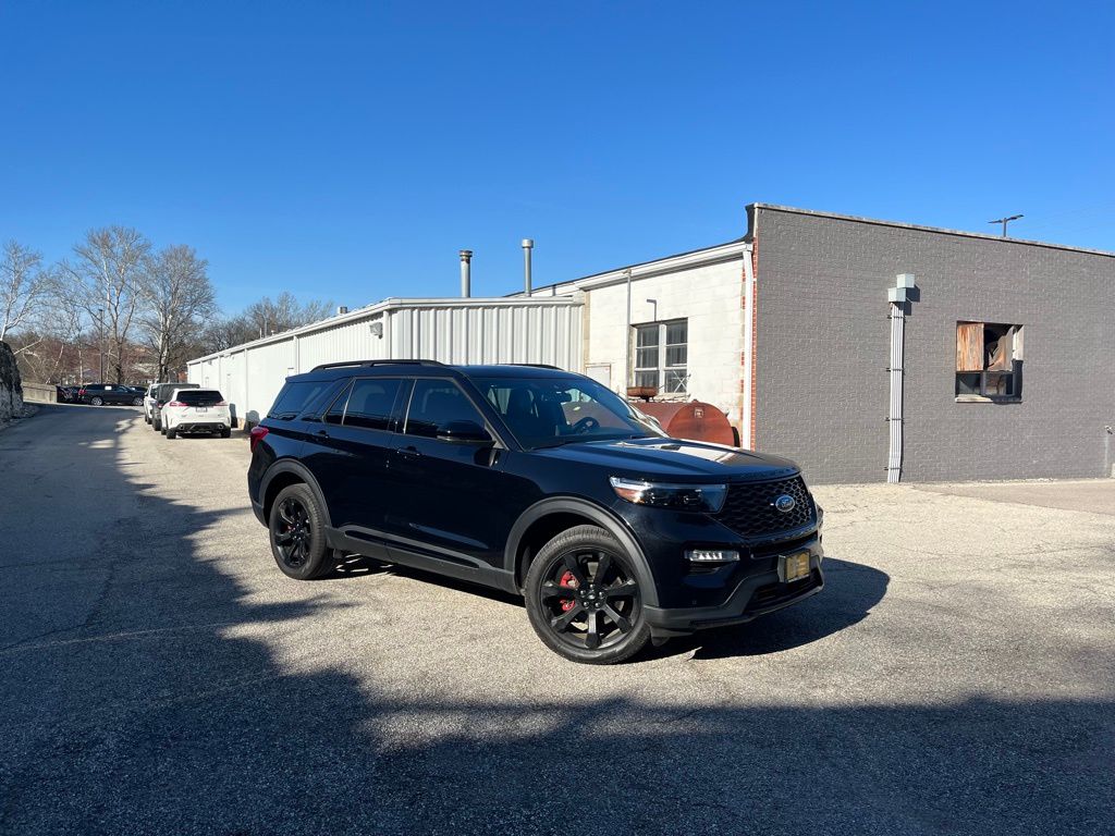 Agate Black Metallic 2023 Ford Explorer ST AWD SUV / Crossover All-Wheel Drive Automatic