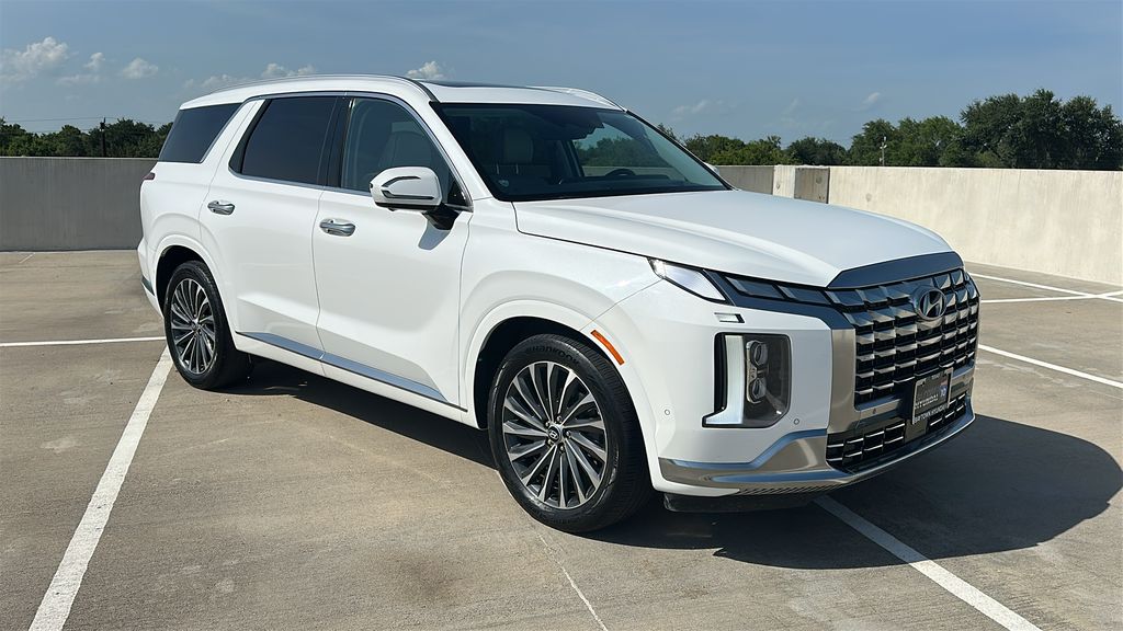2024 Hyundai Palisade Calligraphy White at Wharton Chevrolet GMC