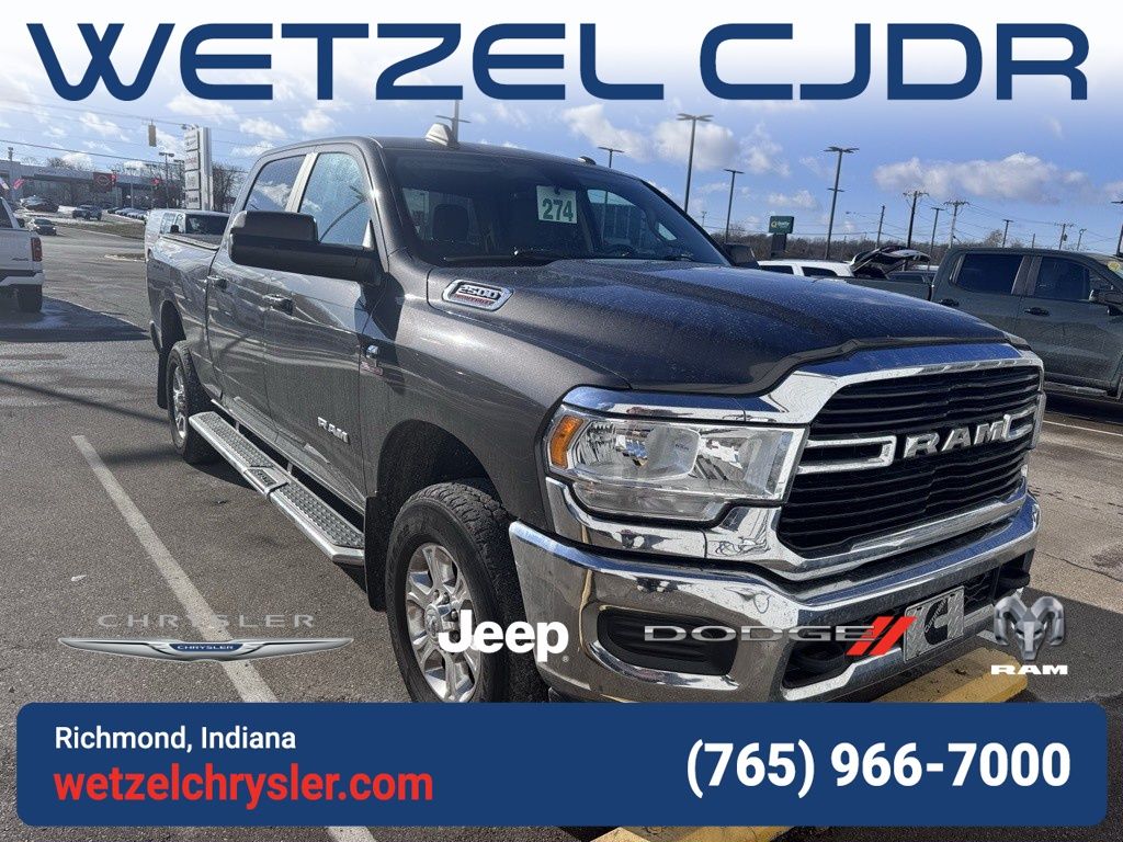 Gray (Granite Crystal Metallic Clearcoat) 2020 RAM 2500 Big Horn Crew Cab 4WD Pickup Truck Four-Wheel Drive 6-Speed Automatic