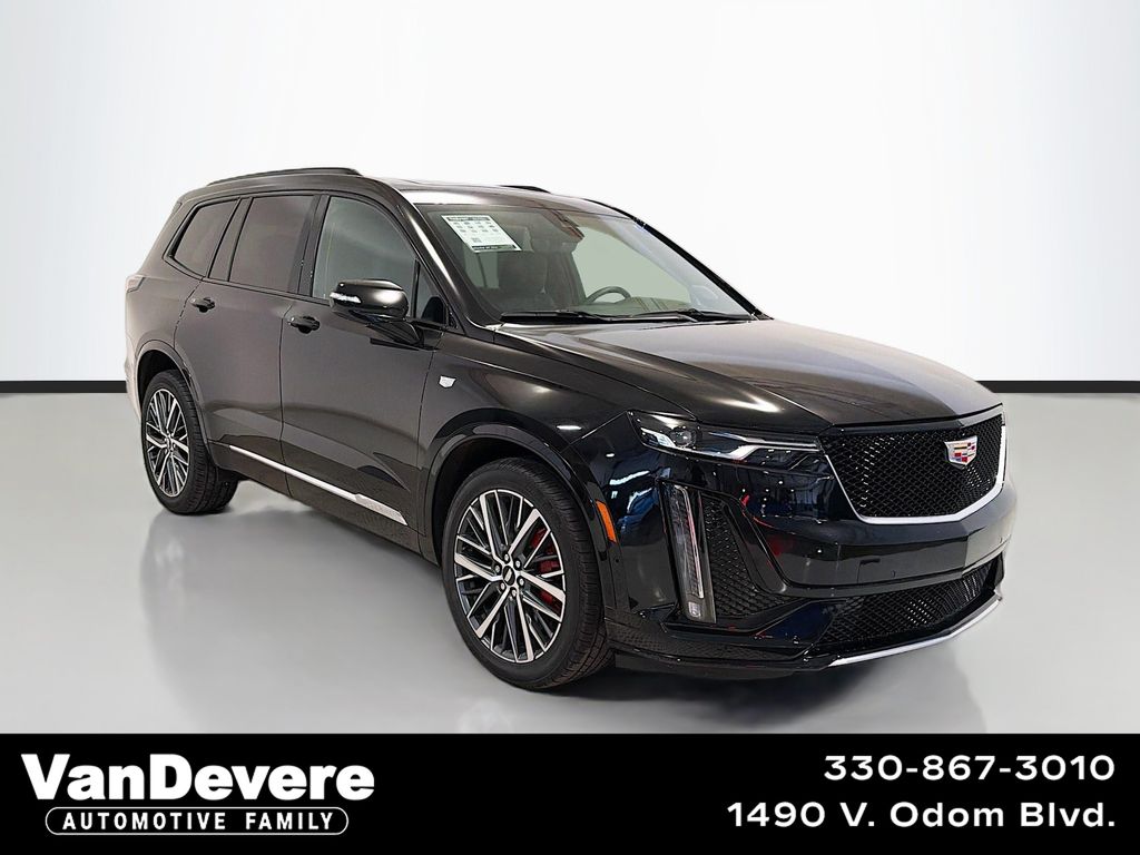 Stellar Black Metallic 2025 Cadillac XT6 SUV / Crossover Four-Wheel Drive 9-Speed Automatic