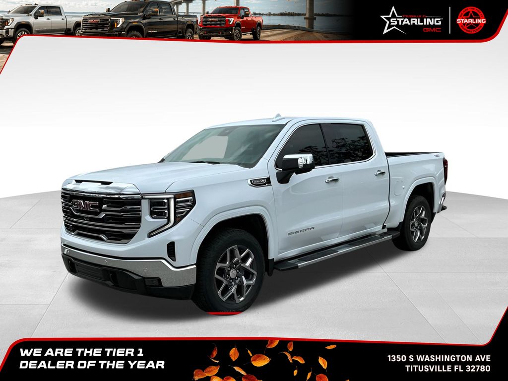 Glacier White Tricoat 2026 GMC Sierra 1500 Pickup Truck Four-Wheel Drive Automatic
