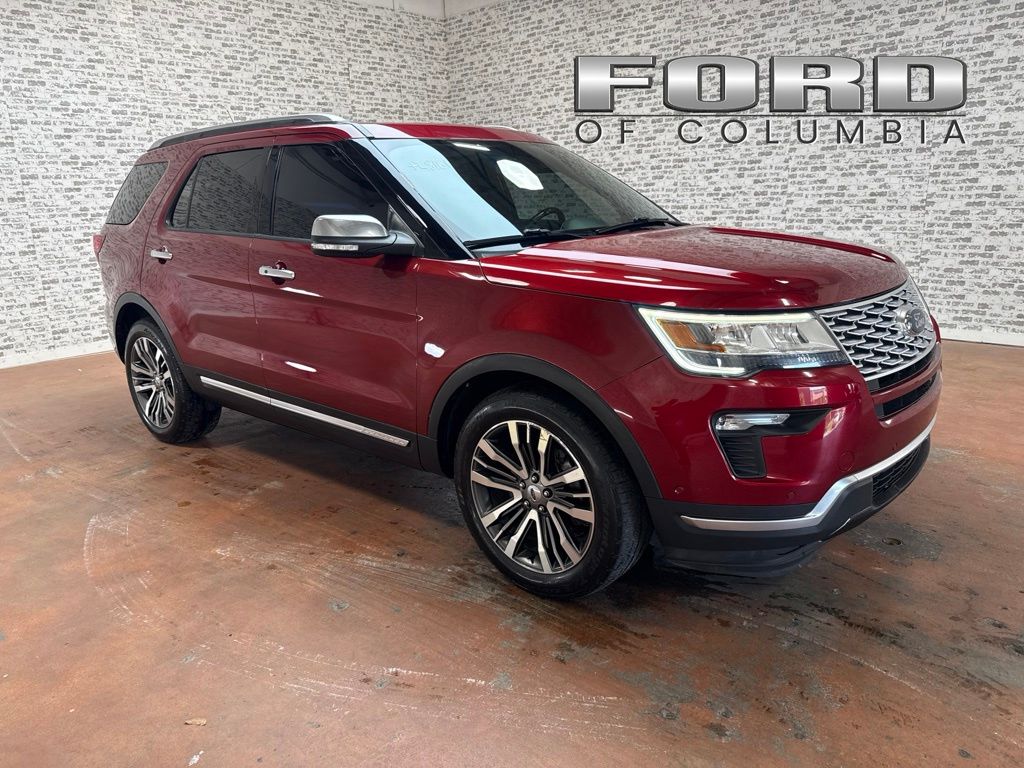 Ruby Red Metallic Tinted Clearcoat 2018 Ford Explorer SUV / Crossover All-Wheel Drive 6-Speed Automatic