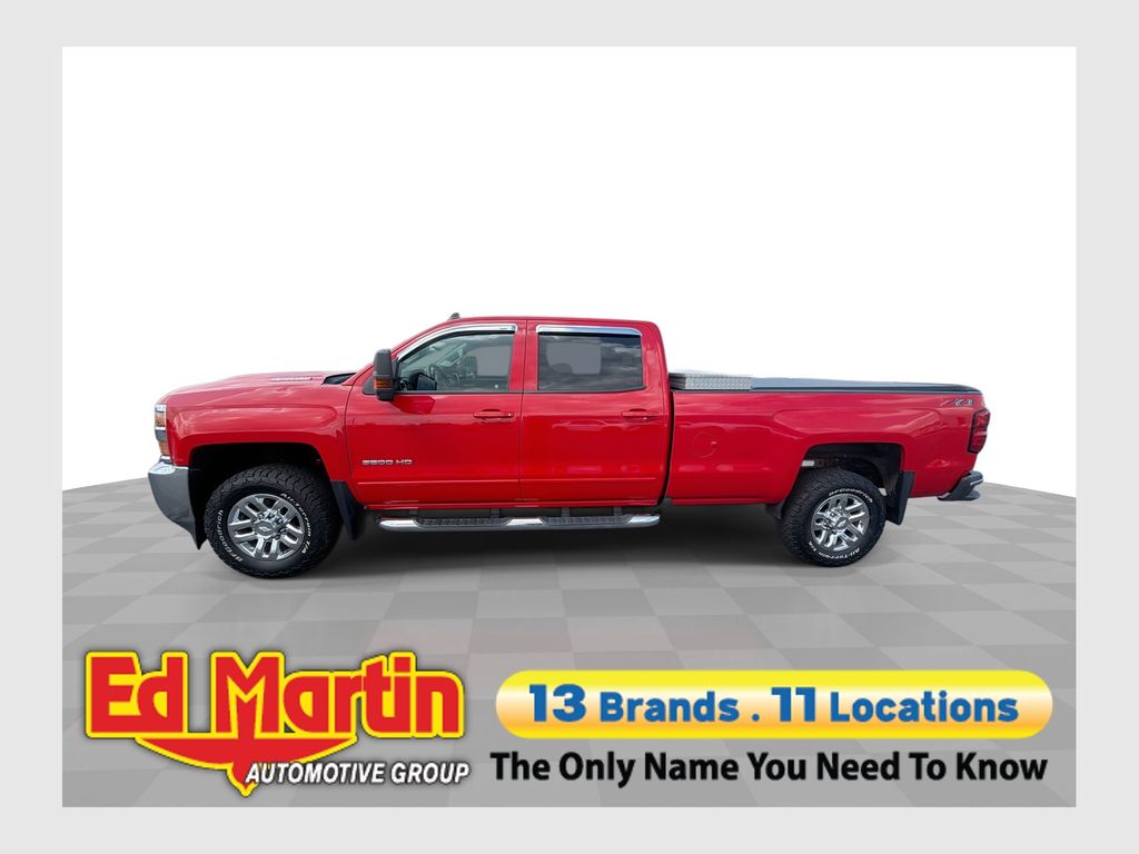 Red 2019 Chevrolet Silverado 3500HD Pickup Truck Four-Wheel Drive 6-Speed Automatic