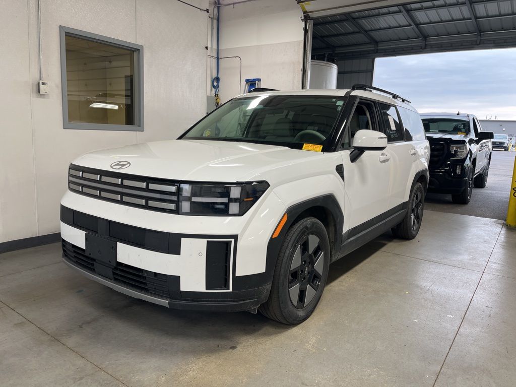 Serenity White 2025 Hyundai Santa Fe Hybrid SEL FWD SUV / Crossover Front-Wheel Drive 6-Speed Automatic
