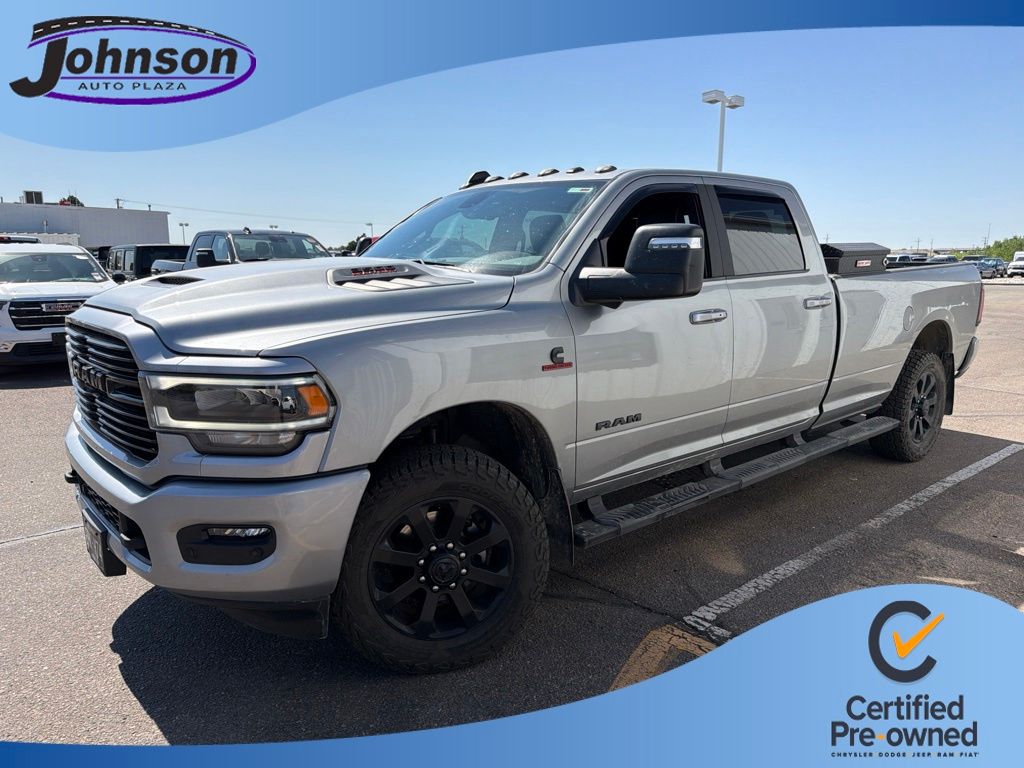 Billet Silver Metallic Clearcoat 2024 RAM 3500 Pickup Truck Four-Wheel Drive 6-Speed Automatic