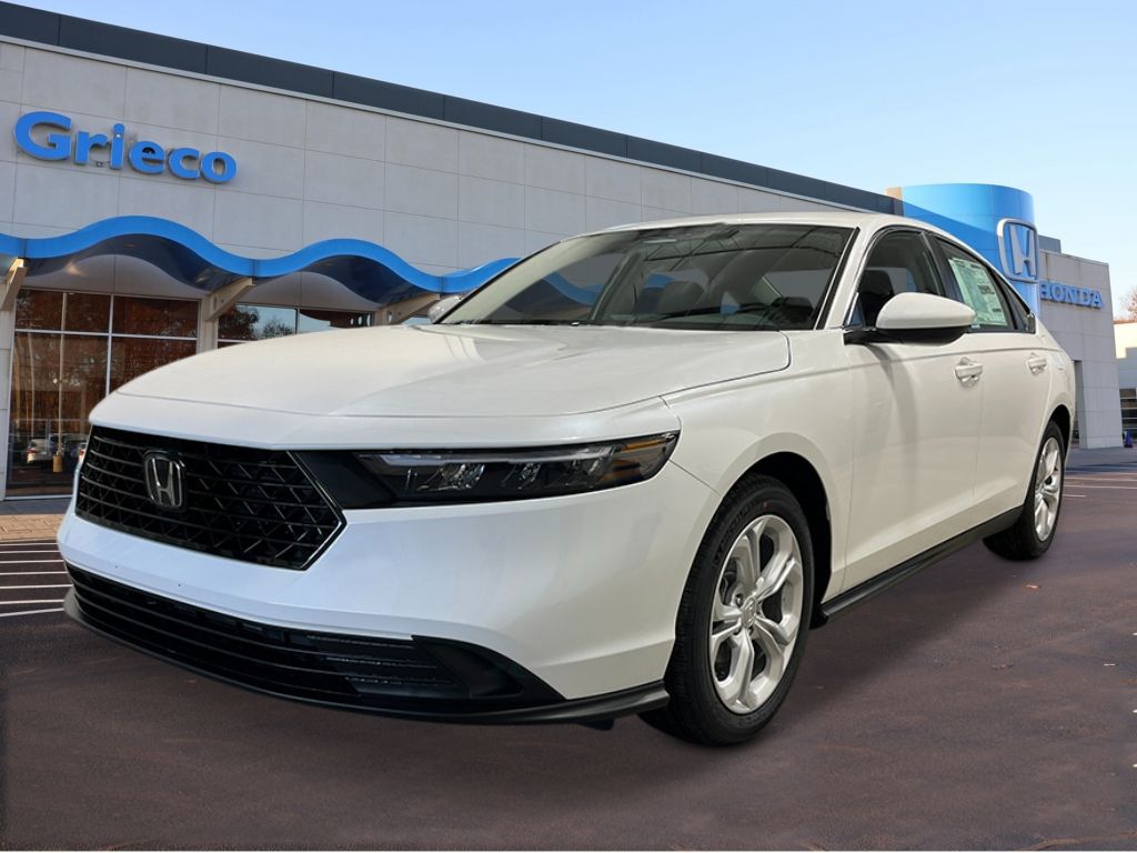 Platinum White Pearl 2026 Honda Accord Sedan Front-Wheel Drive Continuously Variable Transmission