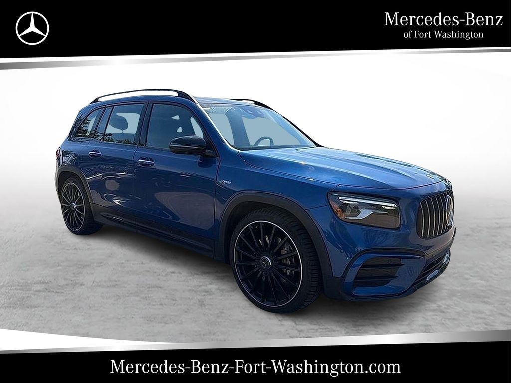 Starling Blue Metallic 2024 Mercedes-Benz GLB AMG 35 4MATIC SUV / Crossover All-Wheel Drive 8-Speed Automatic