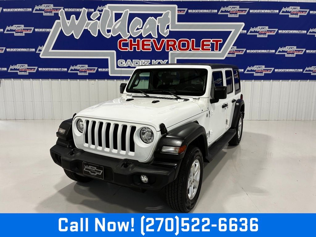 Bright White Clearcoat 2021 Jeep Wrangler SUV / Crossover Four-Wheel Drive 8-Speed Automatic