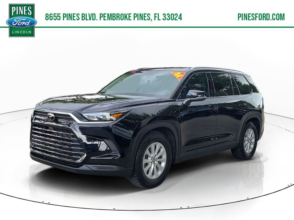 Midnight Black Metallic 2024 Toyota Grand Highlander SUV / Crossover Front-Wheel Drive 8-Speed Automatic