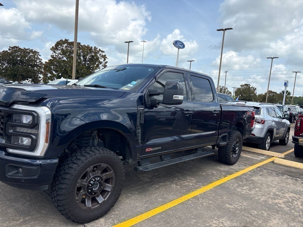 Antimatter Blue Metallic 2024 Ford F-250 Super Duty Pickup Truck Four-Wheel Drive Automatic