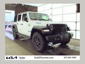 Bright White Clearcoat 2023 Jeep Wrangler 4xe Willys 4WD SUV / Crossover Four-Wheel Drive 8-Speed Automatic