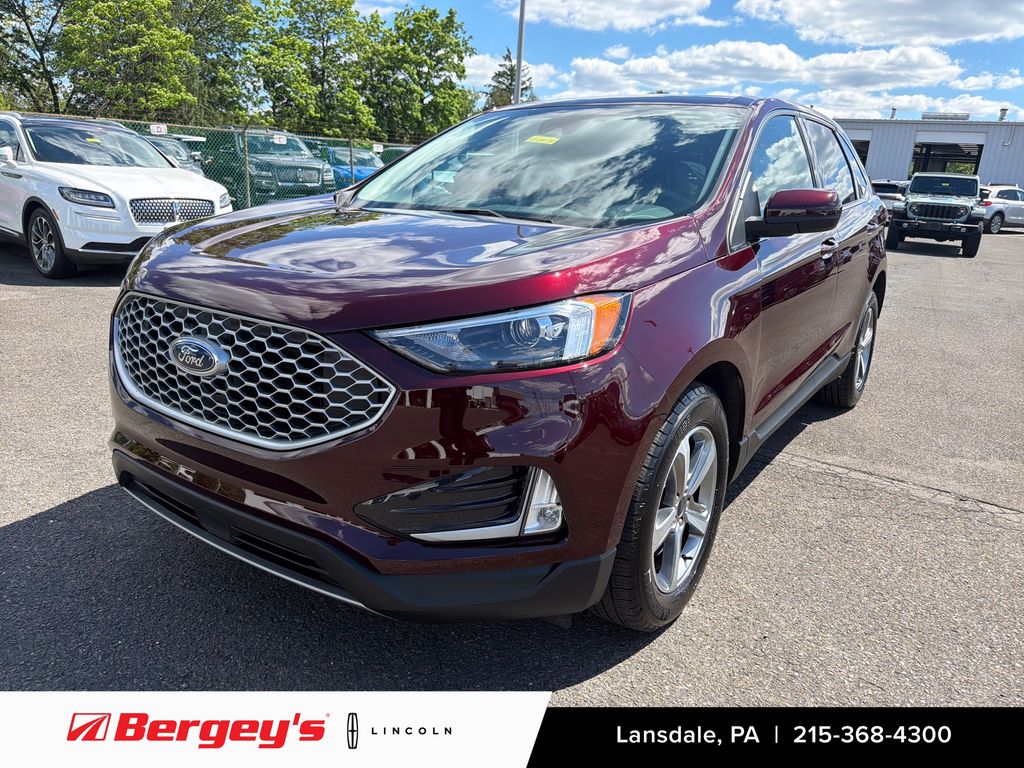 Red (Burgundy) 2023 Ford Edge SUV / Crossover All-Wheel Drive 8-Speed Automatic