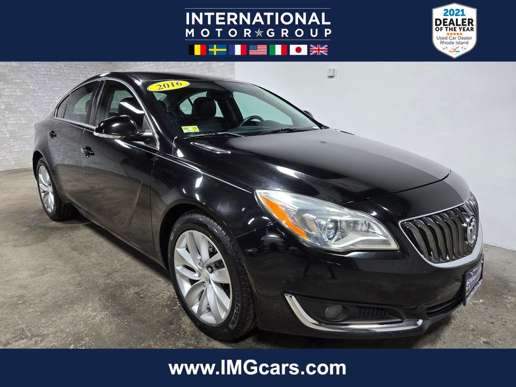 Black (Ebony Twilight Metallic) 2016 Buick Regal Premium II Sedan FWD Sedan Front-Wheel Drive 6-Speed Automatic