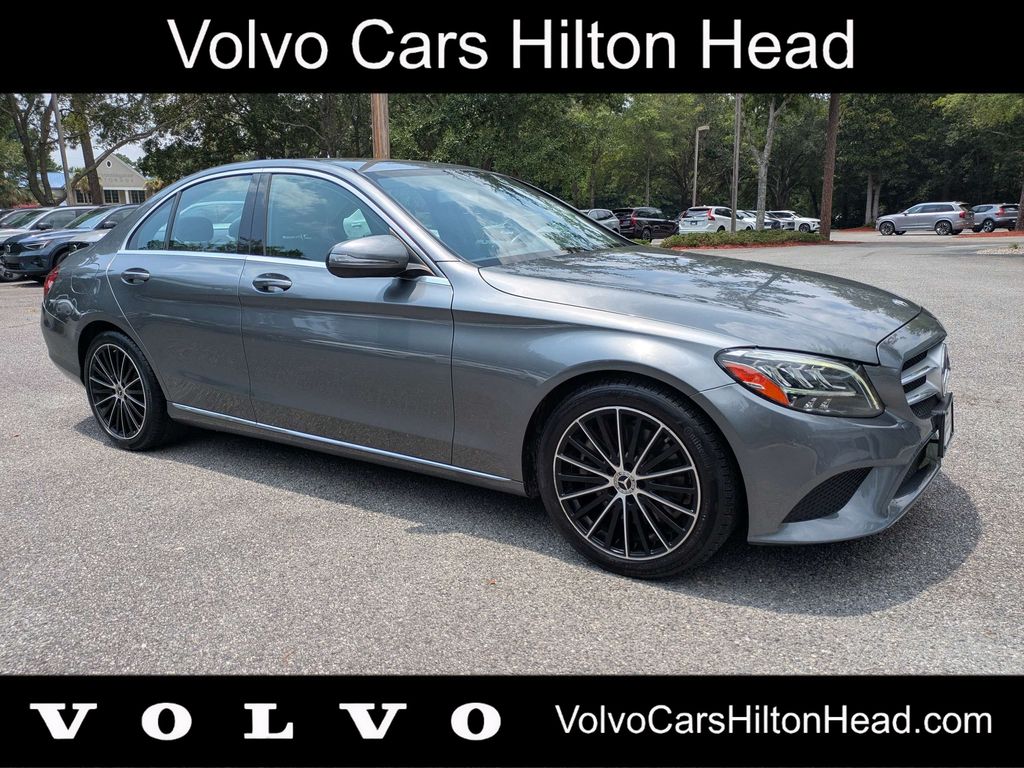 Gray 2019 Mercedes-Benz C-Class Sedan Rear-Wheel Drive 9-Speed Automatic