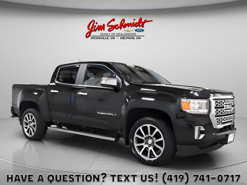 Onyx Black 2022 GMC Canyon Pickup Truck Four-Wheel Drive 8-Speed Automatic