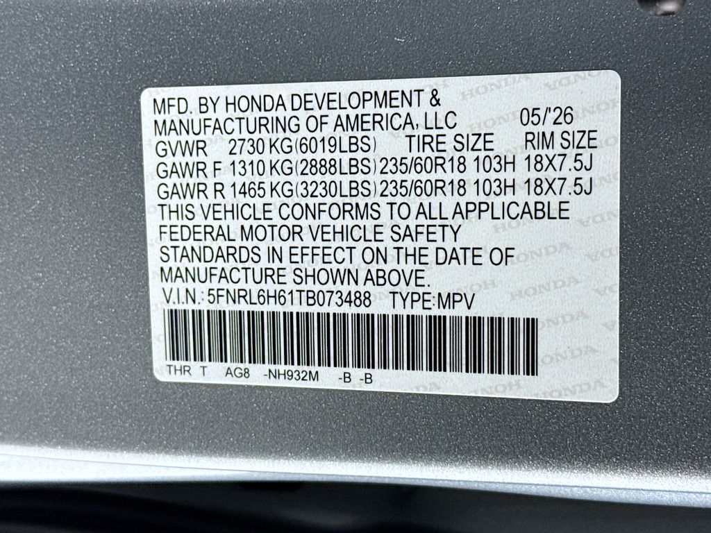 New 2026 Silver Honda EX-L image 31