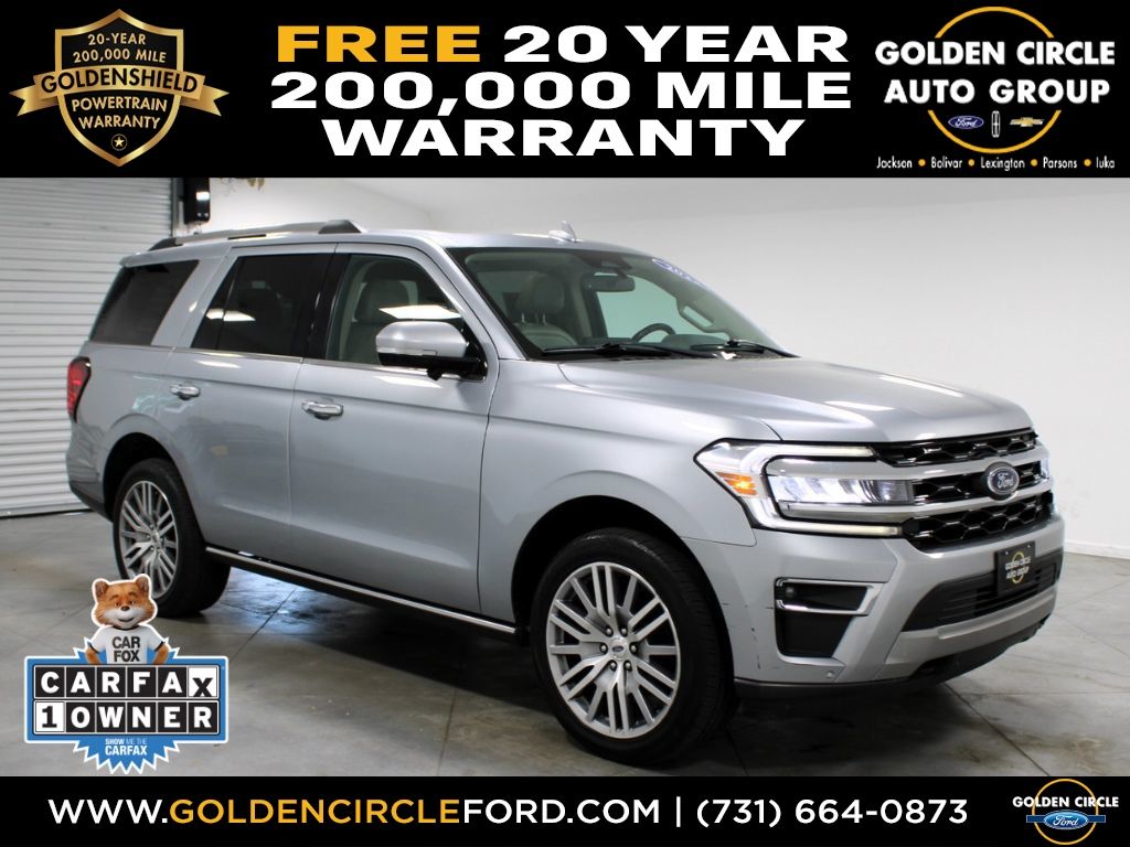 Iconic Silver Metallic 2023 Ford Expedition Limited 4WD SUV / Crossover Four-Wheel Drive Automatic