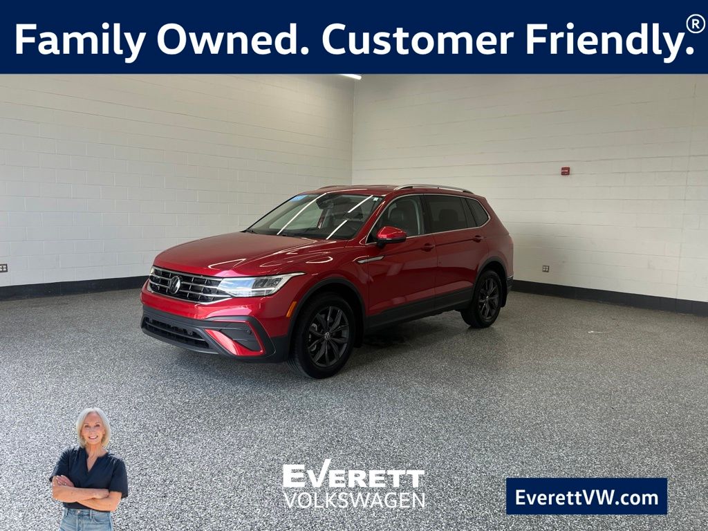 Kings Red Metallic 2024 Volkswagen Tiguan SUV / Crossover All-Wheel Drive 8-Speed Automatic