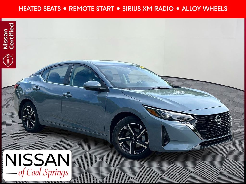 Gray Metallic 2025 Nissan Sentra Sedan Front-Wheel Drive Continuously Variable Transmission