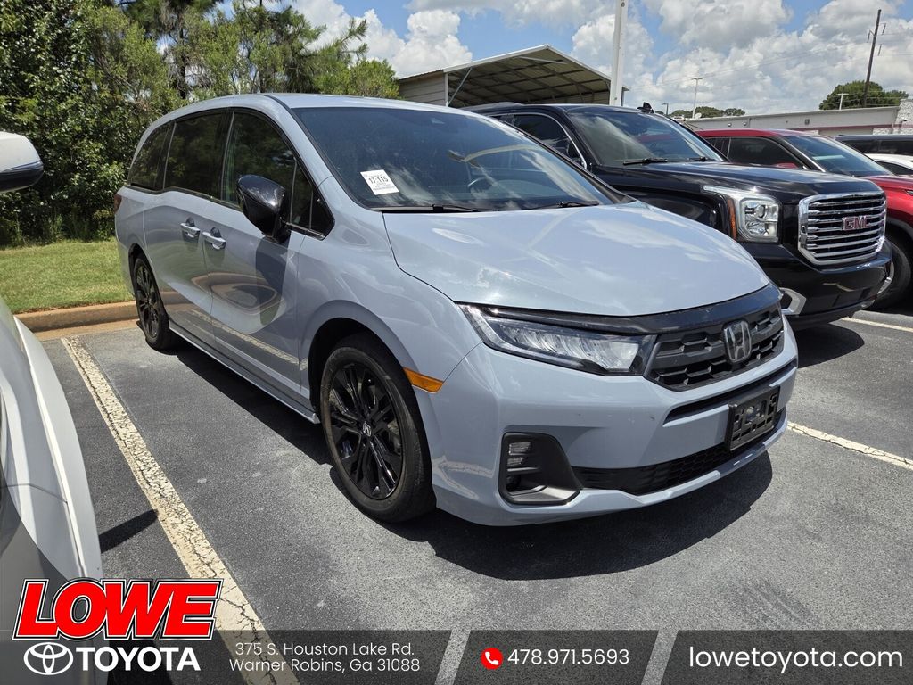 Solar Silver Metallic 2025 Honda Odyssey Minivan Front-Wheel Drive Automatic
