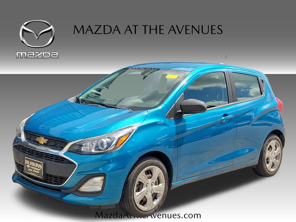 Caribbean Blue Metallic 2020 Chevrolet Spark LS FWD Hatchback Front-Wheel Drive Continuously Variable Transmission