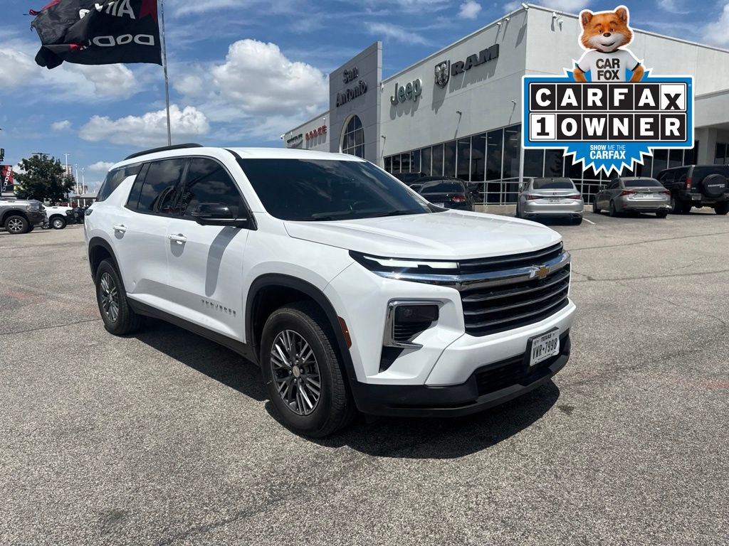 Summit White 2024 Chevrolet Traverse SUV / Crossover Front-Wheel Drive 8-Speed Automatic
