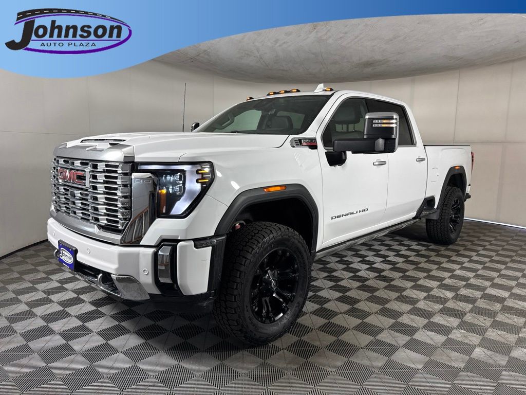 Summit White 2024 GMC Sierra 3500HD Pickup Truck Four-Wheel Drive Automatic