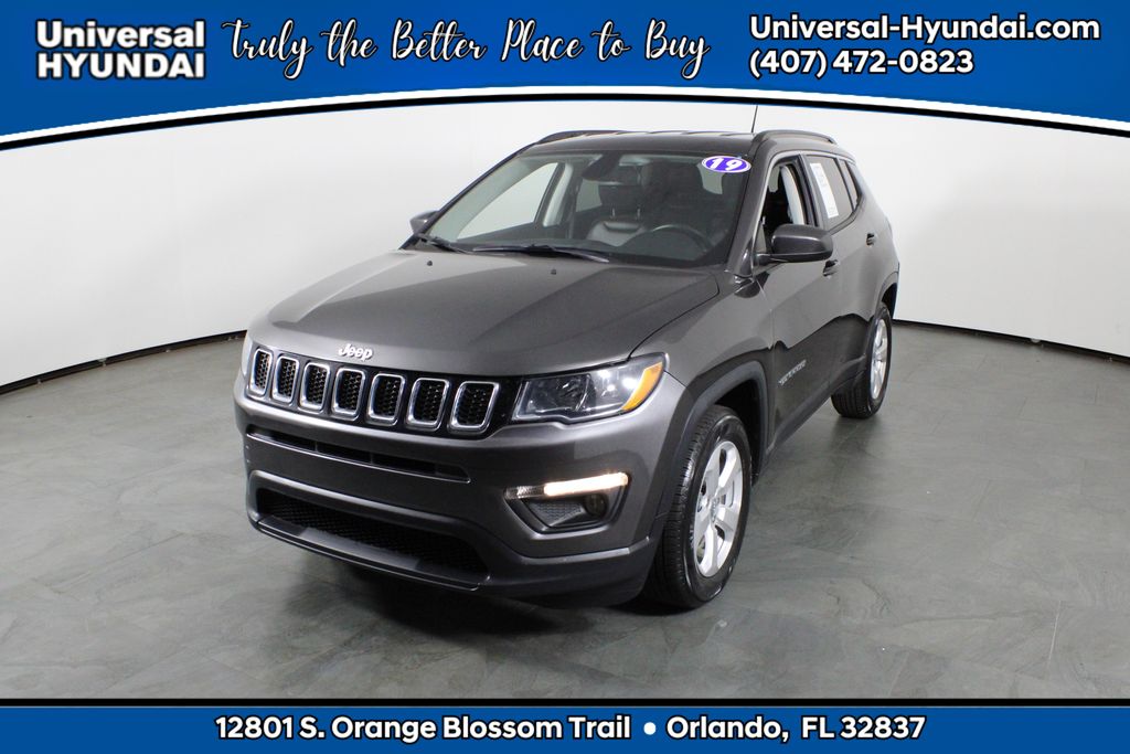 Gray (Granite Crystal Metallic Clearcoat) 2019 Jeep Compass SUV / Crossover Front-Wheel Drive 6-Speed Automatic