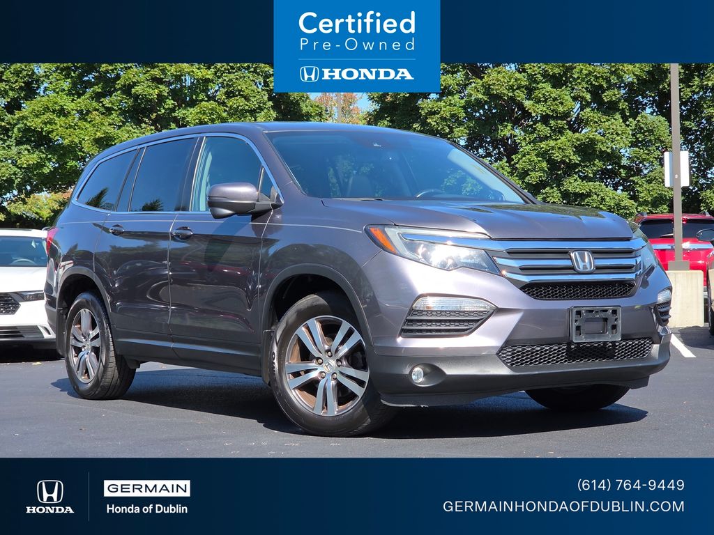 Gray (Modern Steel Metallic) 2017 Honda Pilot SUV / Crossover All-Wheel Drive 6-Speed Automatic