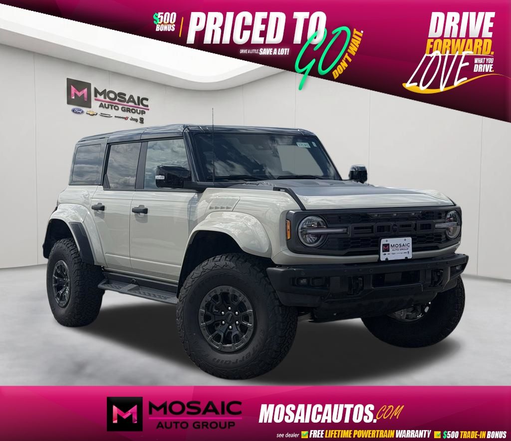 Desert Sand 2025 Ford Bronco Raptor SUV / Crossover Four-Wheel Drive Automatic