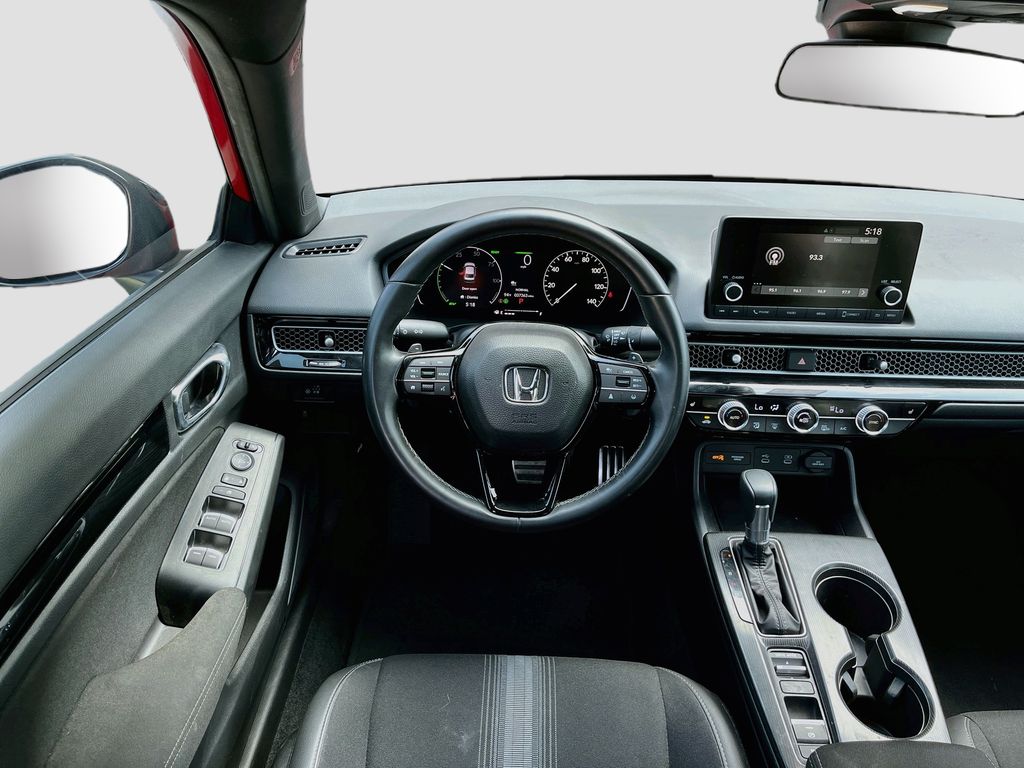 2025 Honda Civic Hybrid Sport Red at AutoSavvy Houston Northwest
