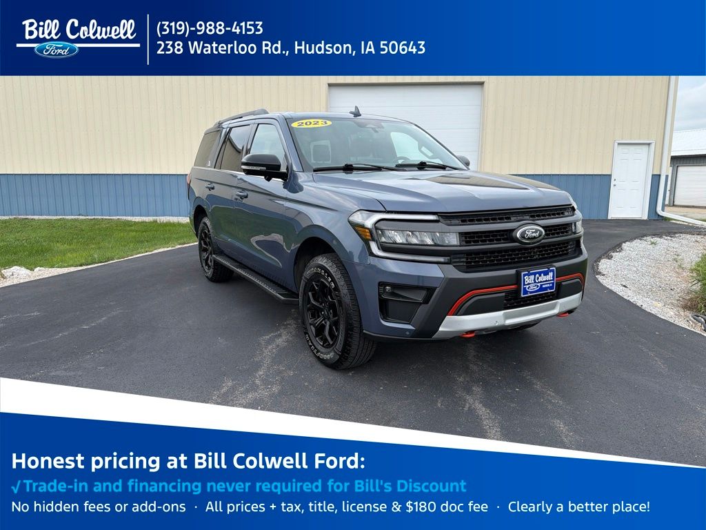 Infinite Blue Metallic Tinted Clearcoat 2023 Ford Expedition SUV / Crossover Four-Wheel Drive Automatic