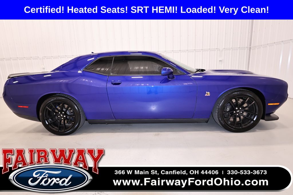 Indigo Blue 2021 Dodge Challenger Coupe Rear-Wheel Drive 8-Speed Automatic