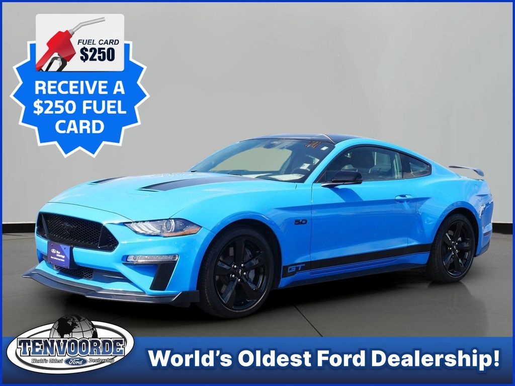 Grabber Blue Metallic 2022 Ford Mustang GT Premium Fastback RWD Coupe Rear-Wheel Drive 6-Speed Manual