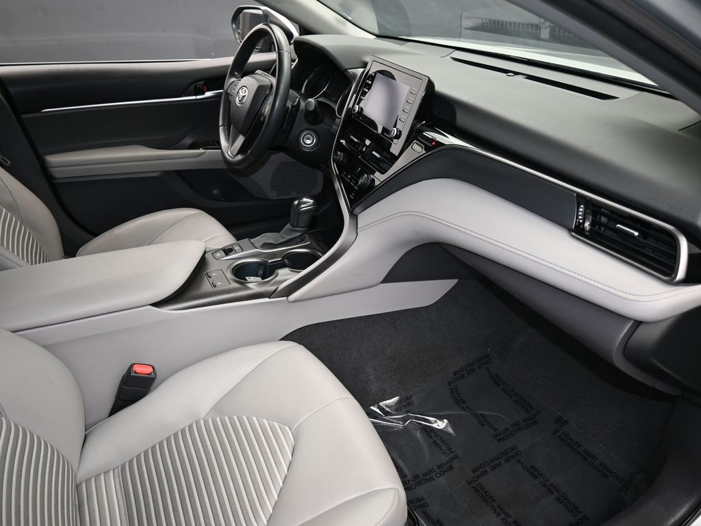 Used 2021 Celestial Silver Metallic Toyota SE image 39