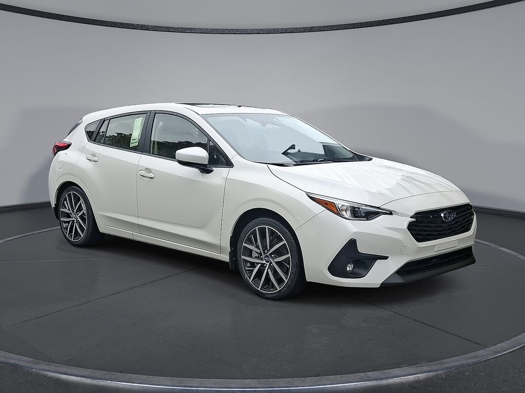 Crystal White Pearl 2026 Subaru Impreza Wagon All-Wheel Drive Continuously Variable Transmission