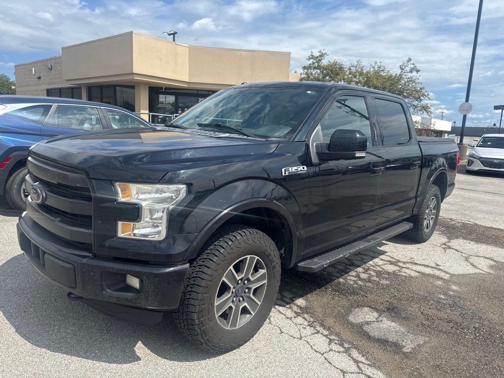 Shadow Black 2016 Ford F-150 Pickup Truck Four-Wheel Drive 6-Speed Automatic