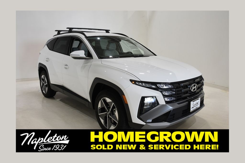Serenity White Pearl 2025 Hyundai Tucson SUV / Crossover All-Wheel Drive 8-Speed Automatic