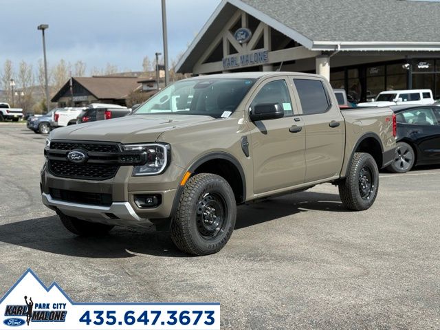 Marsh Gray 2026 Ford Ranger XL SuperCrew 4WD Pickup Truck Four-Wheel Drive Automatic