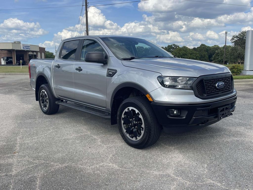 Silver Metallic 2021 Ford Ranger Pickup Truck Four-Wheel Drive Automatic